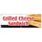 Signmission Grilled Cheese Sandwich Banner Heavy Duty 13 Oz Vinyl with Grommets B-72 Grilled Cheese Sandwich - alternate 1